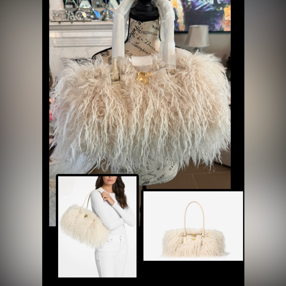 🆕 with tags ~ MICHAEL MICHAEL KORS
Hamilton Moderne Small Faux Satchel